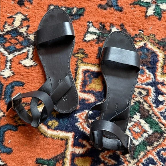 Madewell Boardwalk Ankle-Strap Sandals - Picture 7 of 10